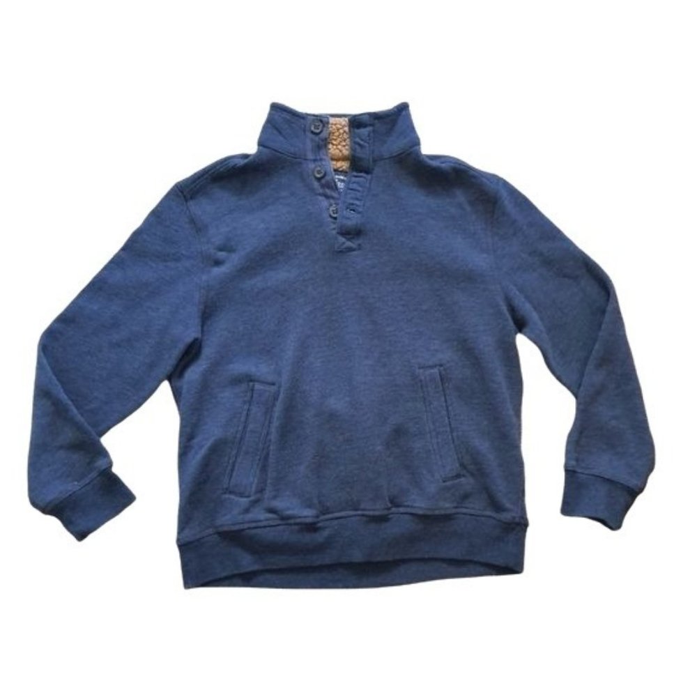 G.H Bass Men's Navy Blue Pullover Sweater